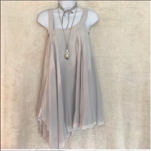 Urban outfitters Fate swing top tunic silver gray